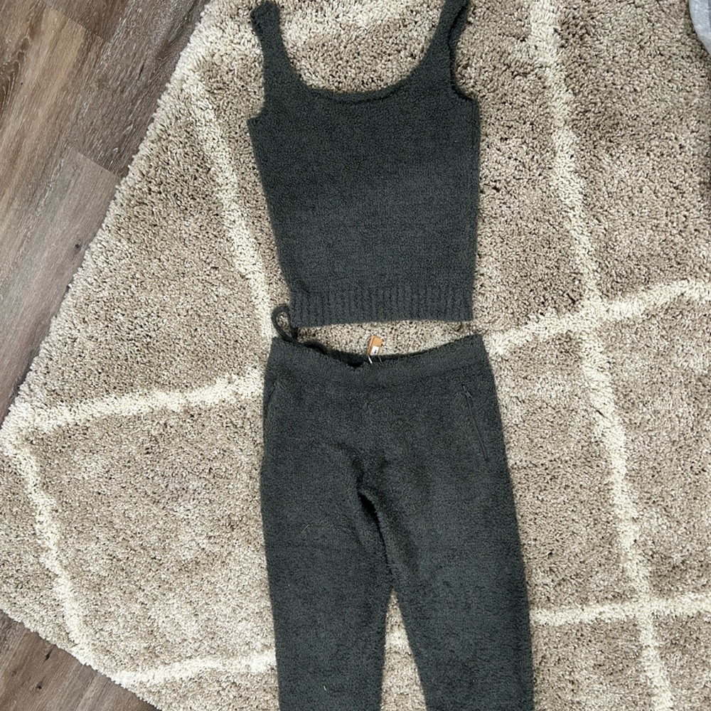 SKIMS SET! L/XL lounge super soft gray - Picture 1 of 3